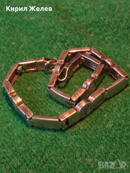 СКЪПОЦЕННА СРЕБЪРНА ФЕШЪН ГРИВНА СРЕБРО 925 с ЮВЕЛИРНО ФАСЕТИРАНИ КАМЪНИ ЦИРКОНИЙ 37352, снимка 1