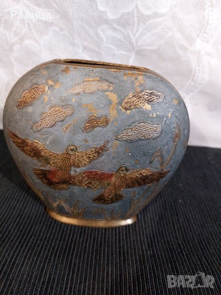 Месингова вазичка, снимка 1