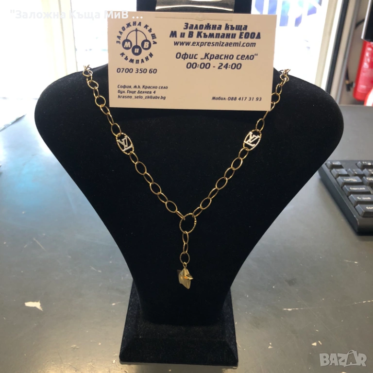 ЗЛАТЕН ДАМСКИ СИНДЖИР 5.27ГР 14К 24СМ, снимка 1