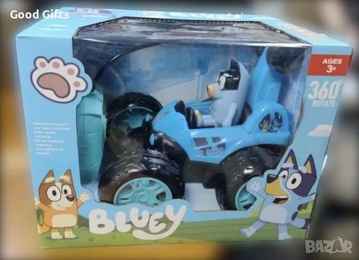 Кола с радиоконтрол с Блуи от Блуи и Бинго, Bluey Bingo, снимка 1