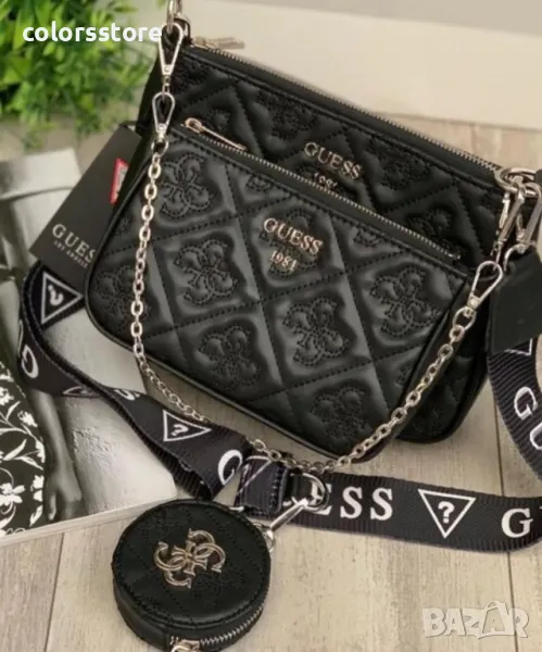Черна чанта Guess-SG112D, снимка 1