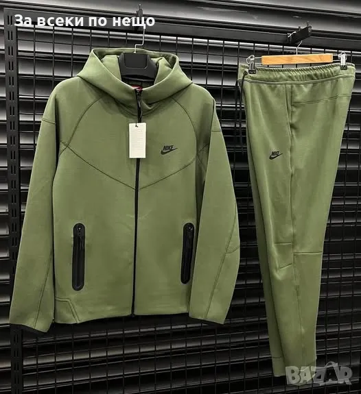 Nike Мъжки Зелен Спортен Комплект🔝Мъжки Спортен Екип В Зелен Цвят Найк, снимка 1