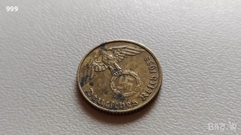 5 райхспфенига 1938 А Германия, снимка 1