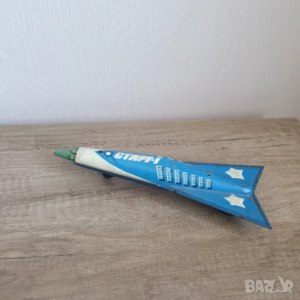 Стара ламаринена играчка ракета Старт-1, снимка 1