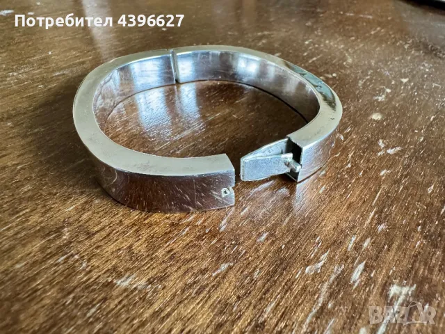 Гривна “Белезница” 40 гр. чисто сребро. Унисекс модел., снимка 6 - Гривни - 49792006