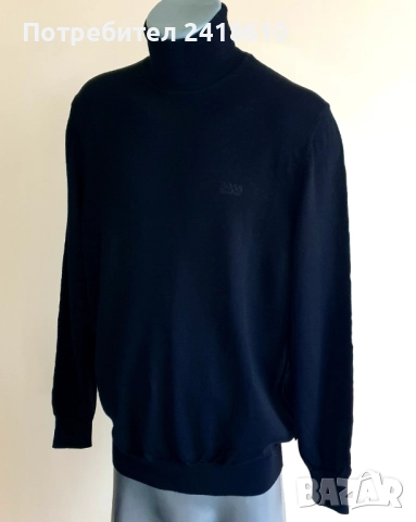 Hugo Boss Wool Knit Turtleneck Mens Size L  ОРИГИНАЛ! Мъжко Вълнено Поло!, снимка 16 - Пуловери - 52592796