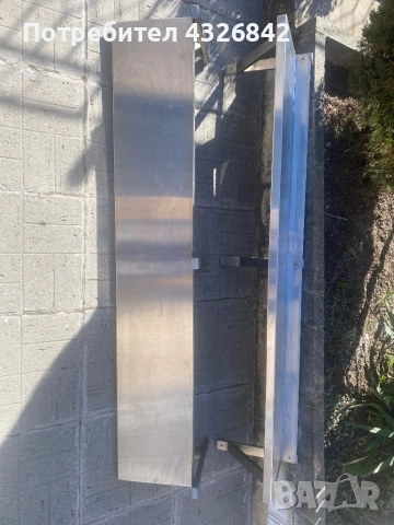 Професионален рафт от неръждаема стомана, снимка 2 - Обзавеждане на кухня - 53834306