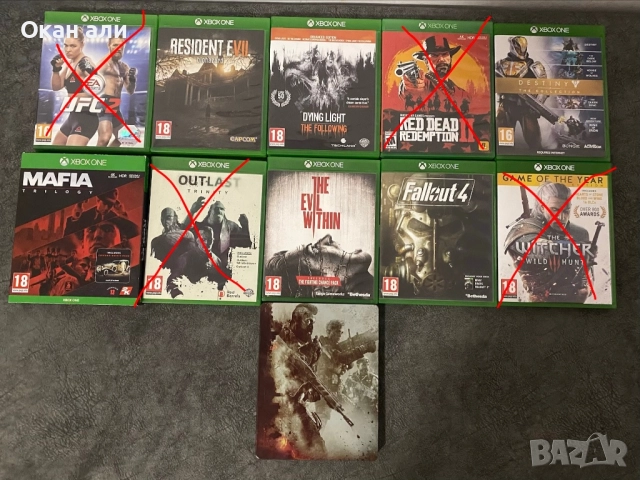 Продавам Xbox One игри в много добро състояние – комплект/по отделно