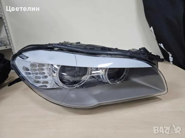 Десен фар BMW 5 F10 F11 незавиващ ксенон, снимка 8 - Части - 49442546