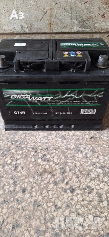 Акумулатор GIGAWATT 12V 74Ah 680A, снимка 2 - Аксесоари и консумативи - 53476168