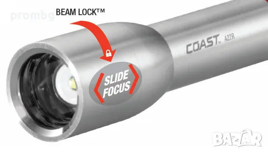  Led фенер COAST-USA, 340 lm, презареждащ, снимка 3 - Лед осветление - 49138868