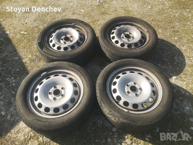 Железни джанти 16 цола фолксваген в безупречно състояние без кривини и заварки!!! , снимка 2 - Гуми и джанти - 53656849