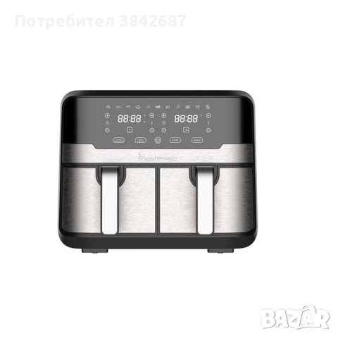 Фритюрник с горещ въздух 2400W 9л.Masterpro Rocket Duo 900