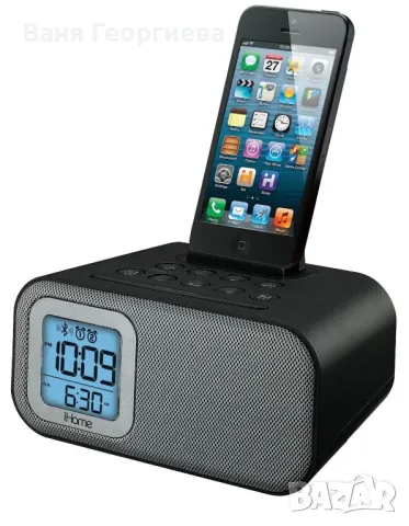 Оригинален Ihome IBT22 Bluetooth Колонка USB Зареждане Двоен Будилник , снимка 3 - Bluetooth тонколони - 49789454
