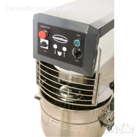 Професионален планетарен миксер 40 L – 10 кг тесто, 3 скорости, 400V, снимка 3 - Обзавеждане на кухня - 53718001