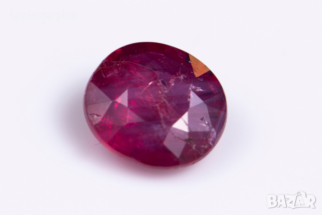 Рубин 1.08ct нетретиран овал