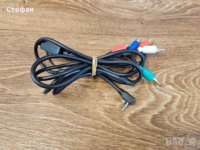 Компонентен AV TV кабел за Sony PSP 2000 и 3000 1.5 м (5 фута) позлатен кабел, поддържащ 1080i, снимка 4 - Аксесоари - 56080533