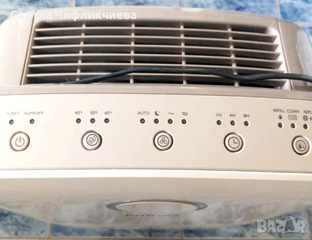 Пречиствател и овлажнител за въздух Philips Combi 2 in 1 AC4080/10, Интелигентен сензор, снимка 12 - Овлажнители и пречистватели за въздух - 42499323