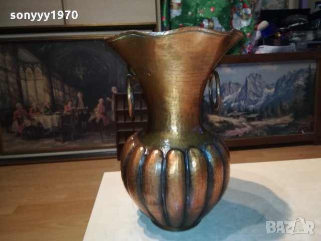 КРАСИВА ВАЗА ВНОС ФРАНЦИЯ 0811211659, снимка 4 - Антикварни и старинни предмети - 34737435