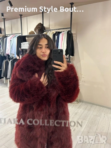 Пухено палто , снимка 6 - Палта, манта - 53615298