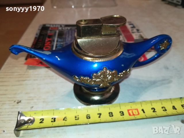 МЕТАЛНА ЗАПАЛКА-ЛАМПАТА НА АЛАДИН-ВНОС SWISS 2109251255, снимка 3 - Колекции - 51785358