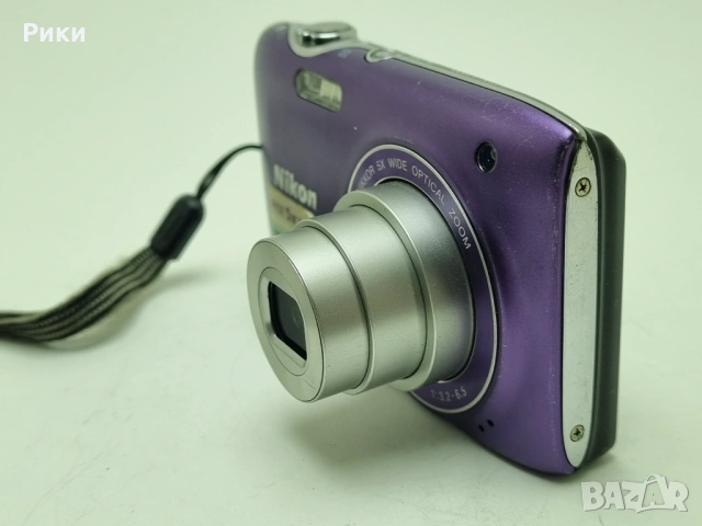 Nikon COOLPIX S3100 14.0MP Compact Digital Camera Purple, снимка 5 - Фотоапарати - 53804790
