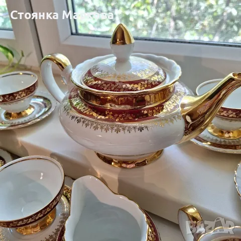 Баварски сервиз за кафе от 27 части, снимка 3 - Сервизи - 55891356