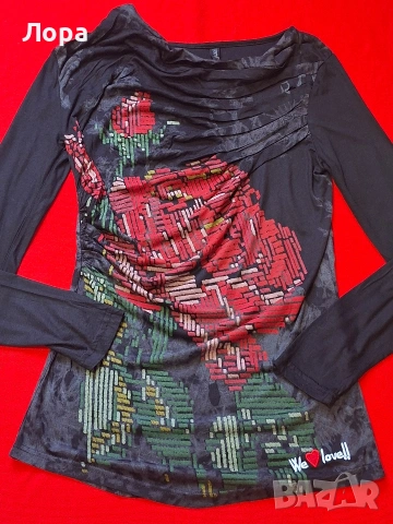 Дамска блуза Desigual , снимка 2 - Блузи с дълъг ръкав и пуловери - 53592291