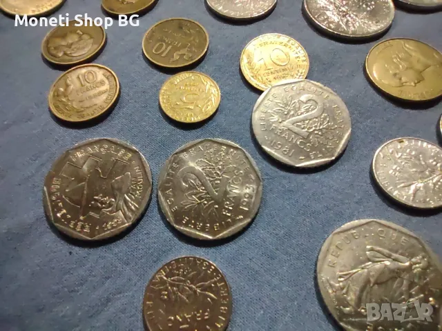 48бр. Монети Франция., снимка 5 - Нумизматика и бонистика - 49960459