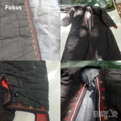 Стара дамска дълга антерия, клашник, сукман за носия, снимка 7 - Антикварни и старинни предмети - 53273629