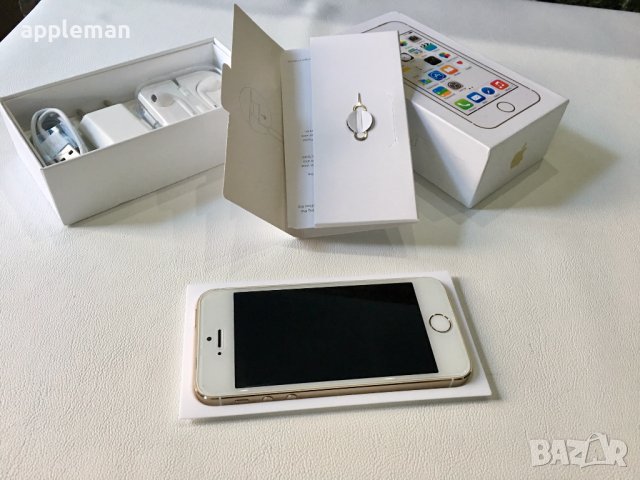 Apple iPhone 5S 16Gb GOLD Фабрично отключен, снимка 6 - Apple iPhone - 38916271