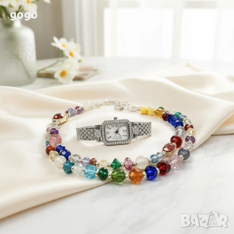 Гривна + часовник , снимка 2 - Дамски - 52566787