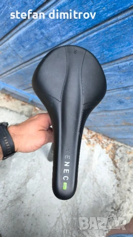 CUBE Natural Fit Saddle Venec Lite green/glossy/green седалка с колче , снимка 1