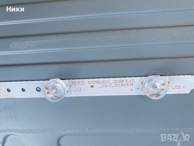 LED Backlight strip 4C-LB5508-HR03J 4C-LB5507-HR03J, снимка 5 - Части и Платки - 41788103