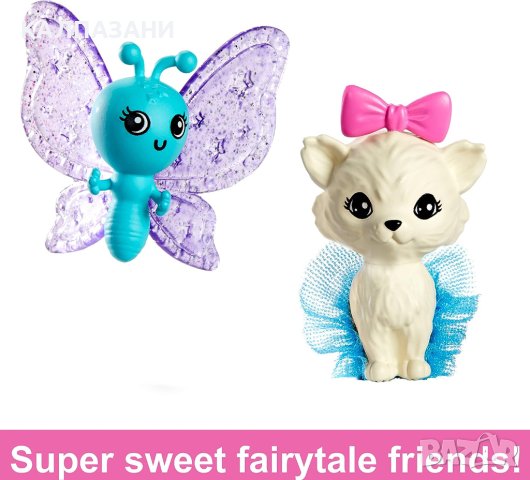 Barbie Doll HLC31 with Two Fairytale Pets and Fantasy Dress, Barbie “Malibu”, снимка 3 - Кукли - 41862588