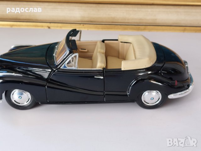   BMW 502 -1955- Maisto  1/18 МЕТАЛНА КОЛИЧКА, снимка 4 - Колекции - 35739020