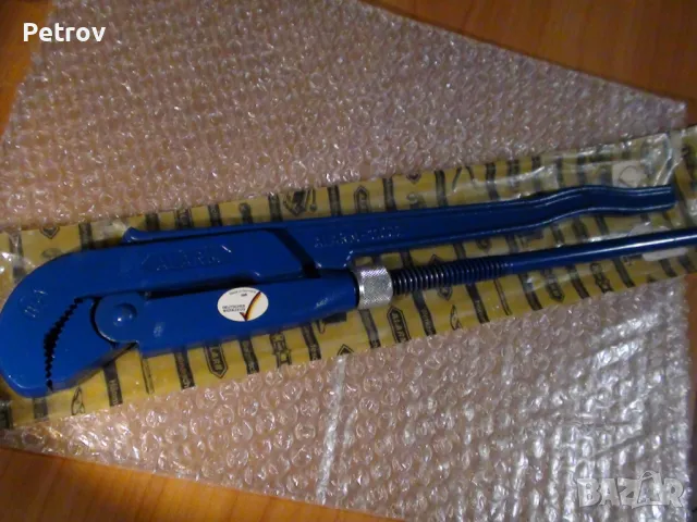 ALARM - 11002 - Made in Germany - 1" + 1 1/2" + 2" ЧИСТО НОВИ ПРОФЕСИОНАЛНИ Тръбни Ключове !!!!!!!! , снимка 12 - Гедорета - 39923931