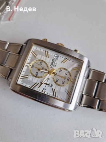 LORUS by Seiko, quartz chronograph, XL case 39 x 50mm, Japan, TOP!, снимка 4 - Мъжки - 53691715