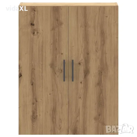 vidaXL Стенни шкафове, дъб артизан, 69,5x34x90 см, снимка 4 - Бюфети - 56148298