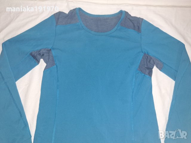Norrona falketind super wool shirt Longsleeve (L) дамска спортна блуза, снимка 2 - Спортни екипи - 42240733