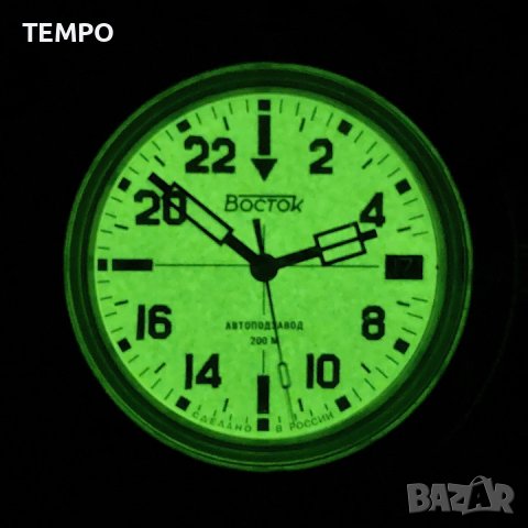 ВОСТОК АМФИБИЯ АВТОМАТИЧЕН-24 часа-FULL LUME ref: 72014Б , снимка 3 - Мъжки - 42691792