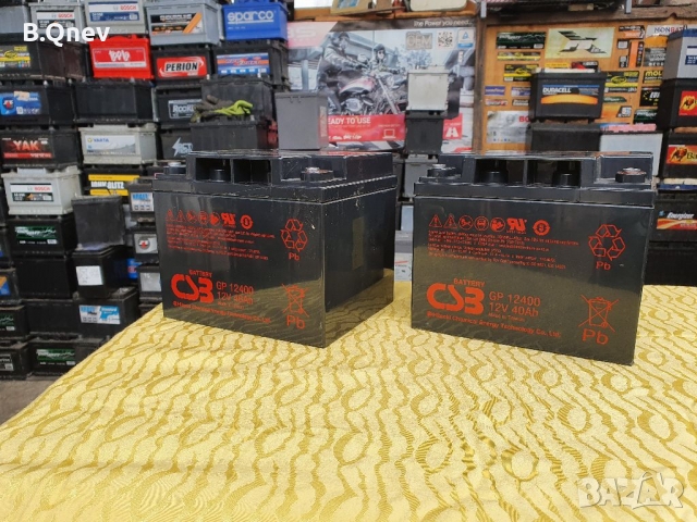 Американски гелов тягов акумулатор 40ач,гаранция, снимка 1