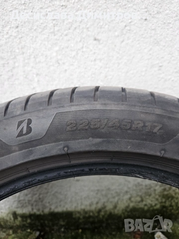 4 бр Летни гуми BRIDGESTONE TURANZA 6 225/45/17 с ДОТ 17/23, снимка 6 - Гуми и джанти - 53539671