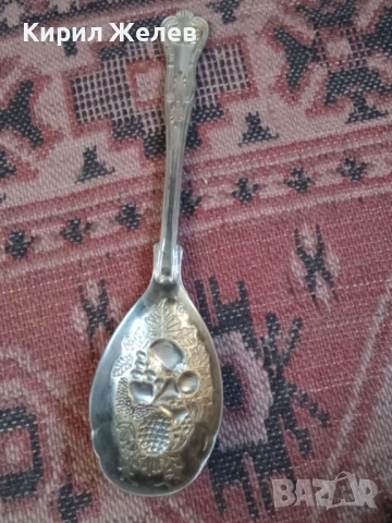 Колекционерска посребрена лъжица 53734