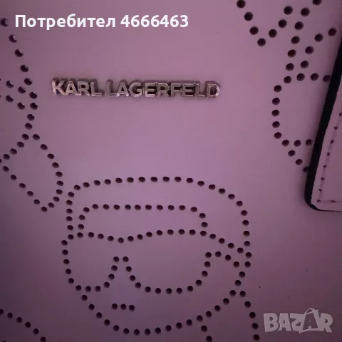 Karl Lagerfeld оригинална чанта, снимка 4 - Чанти - 56311744