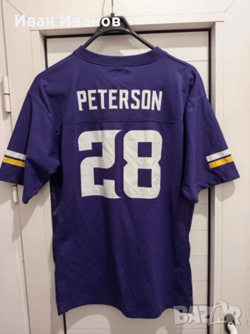 Оригинална фланелка на Минесота Викингс - Ейдриън Питърсън, снимка 6 - Други спортове - 51709112