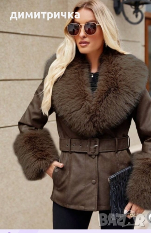 яке естествена кожа Л-ХЛ, снимка 3 - Якета - 52198137