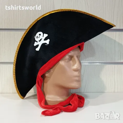 Нова пиратска карнавална шапка с Череп, снимка 2 - Шапки - 47366968