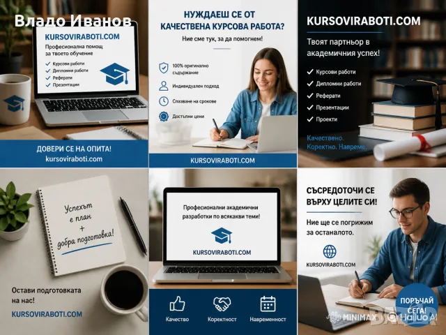 Курсови, дипломни работи, дисертации, есета, реферати, казуси, презентации, проекти, доклади, статии, снимка 4 - Проекти - 20852163