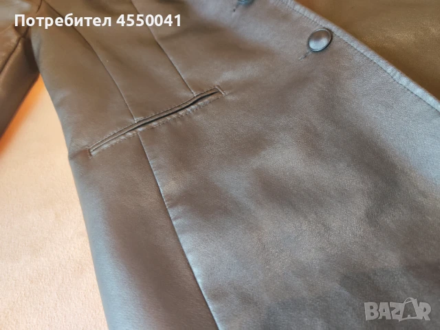 Дамско кожено яке, снимка 4 - Якета - 51214338